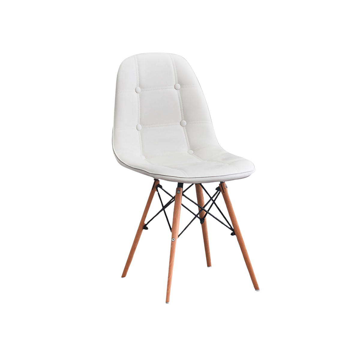 Set de 4 Sillas Pidotodo Eames Blancas