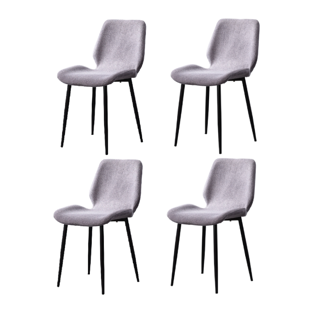 Foto 2 pulgar | Paquete de Sillas para Comedor Ilios Innova Berlín Grises 4 Piezas