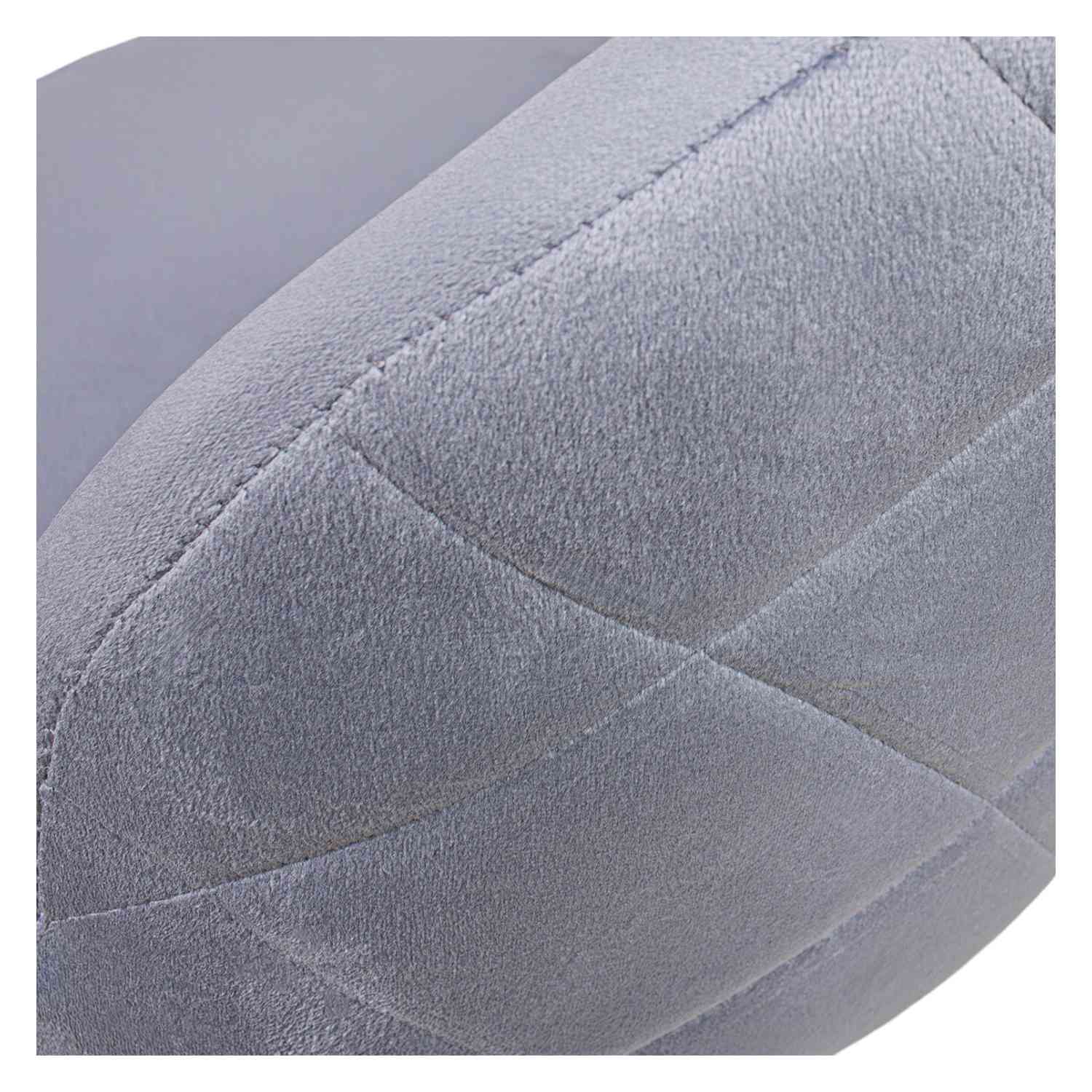 Foto 5 pulgar | Sillas para Comedor de Terciopelo Modernas Acolchadas Grises 2 piezas