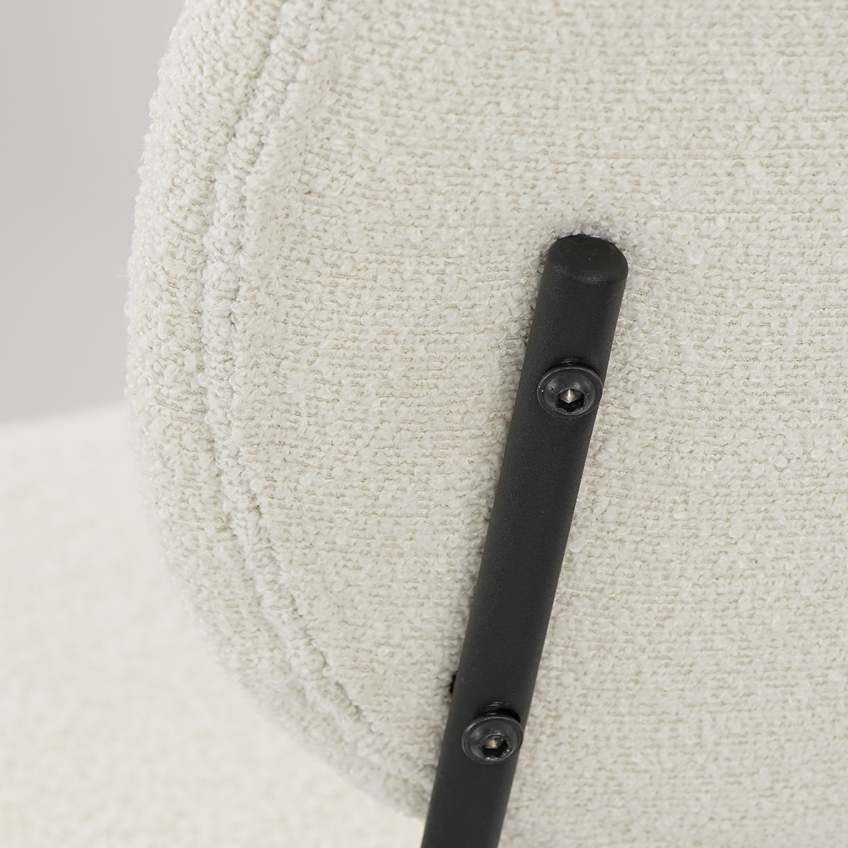 Foto 6 pulgar | Silla para Comedor Bouclé Gl-0010 Gaon Legacy Beige Elegante Set 4
