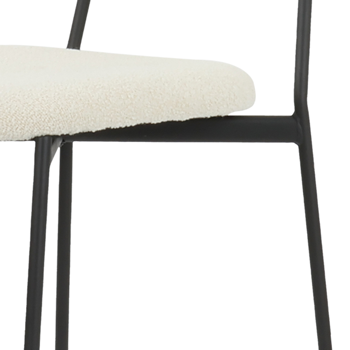 Foto 7 pulgar | Silla para Comedor Bouclé Gl-0010 Gaon Legacy Beige Elegante Set 4