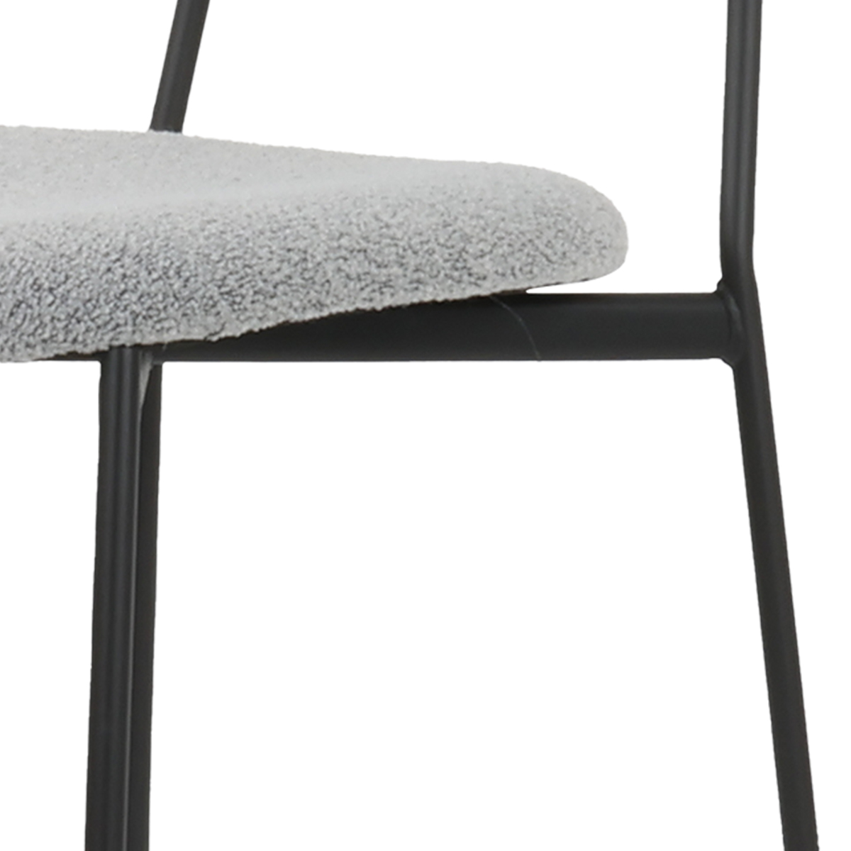 Foto 7 pulgar | Silla para Comedor Bouclé Gl-0010 Gaon Legacy Gris Elegante Set 4