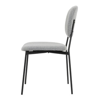 Foto 8 | Silla para Comedor Bouclé Gl-0010 Gaon Legacy Gris Elegante Set 4