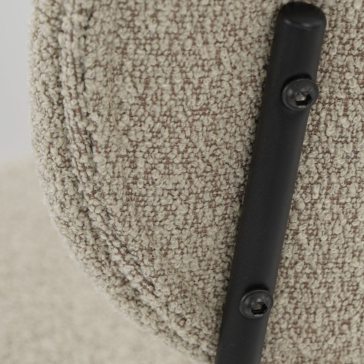 Foto 6 pulgar | Silla para Comedor Bouclé Gl-0010 Gaon Legacy Taupe Elegante Set 2