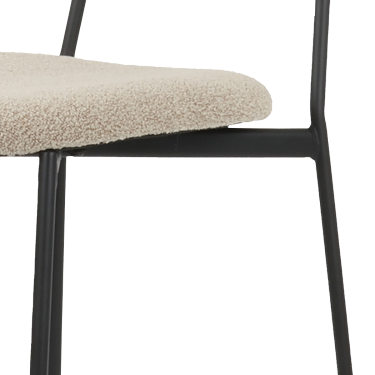 Foto 7 pulgar | Silla para Comedor Bouclé Gl-0010 Gaon Legacy Taupe Elegante Set 2