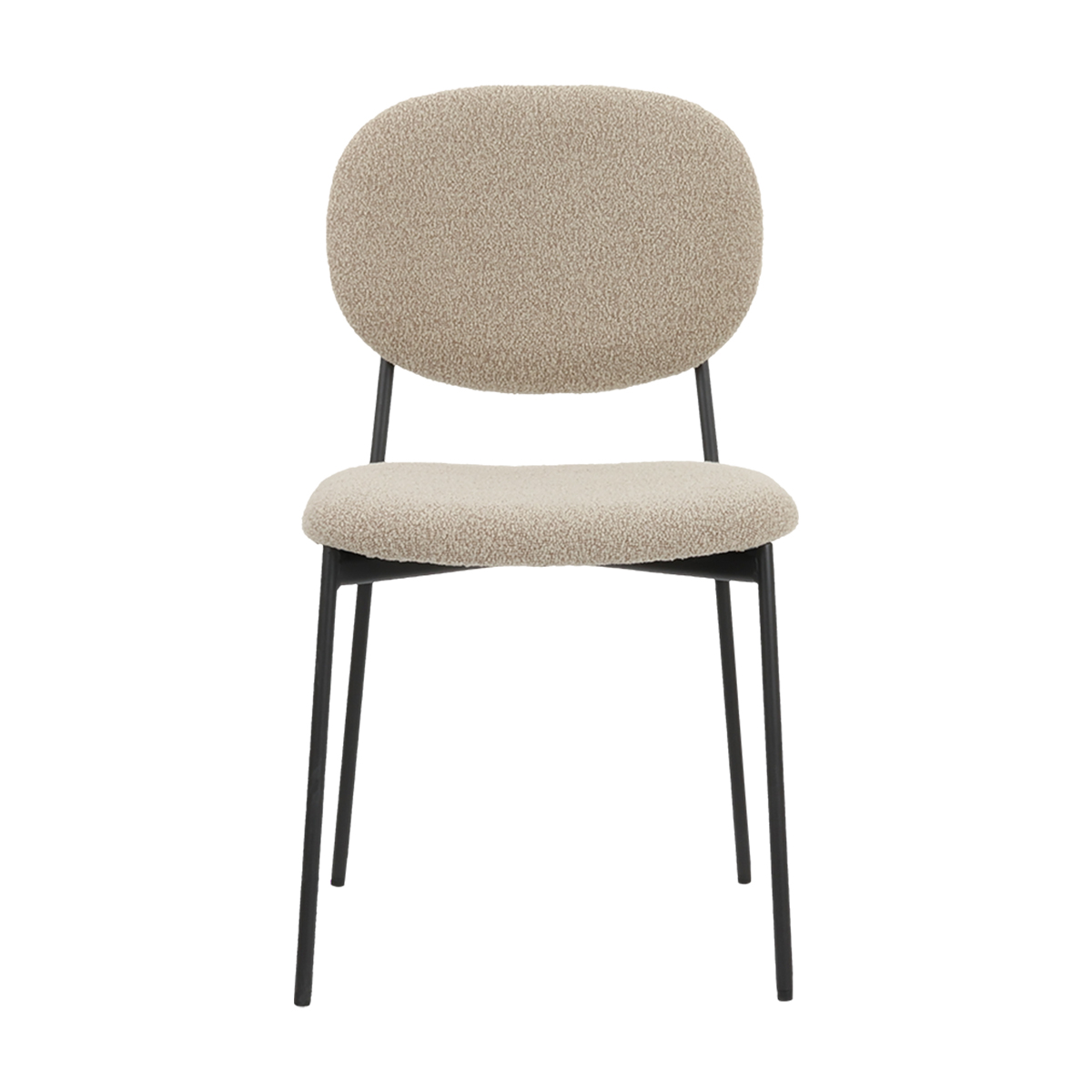 Foto 8 pulgar | Silla para Comedor Bouclé Gl-0010 Gaon Legacy Taupe Elegante Set 2