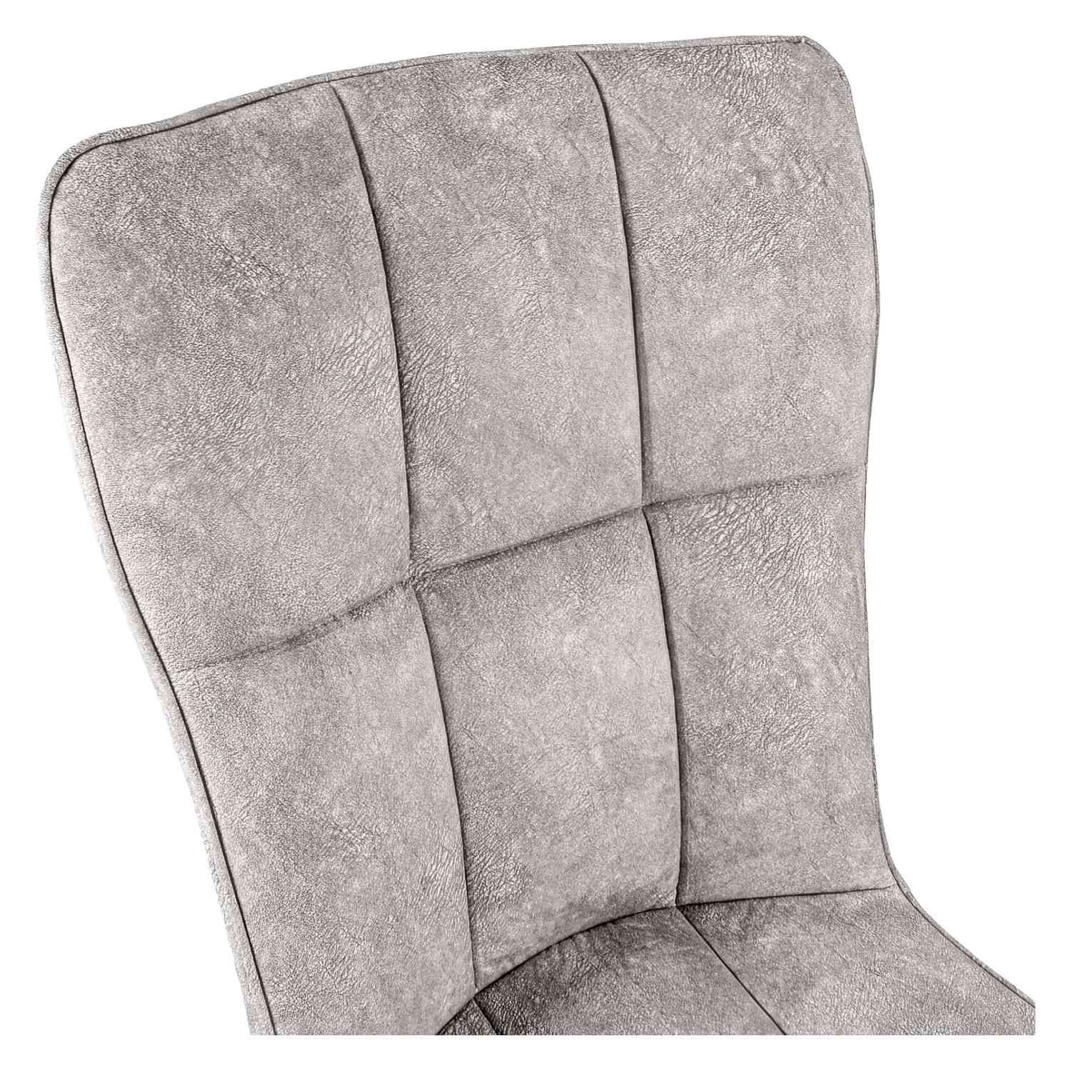 Foto 4 pulgar | Juego de 4 Sillas Rack & Pack Vinipiel Gris Claro