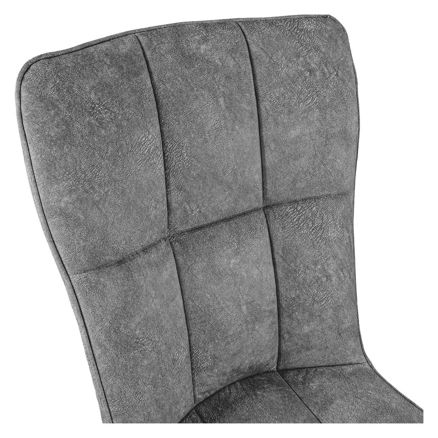 Foto 3 pulgar | Juego de 4 Sillas Rack & Pack Vinipiel Gris Oscuro