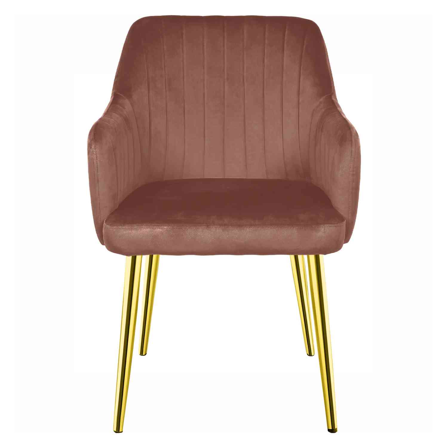Foto 5 pulgar | Set de 2 Sillones Sillas de Comedor Modernos de Terciopelo Rosa Elegantes