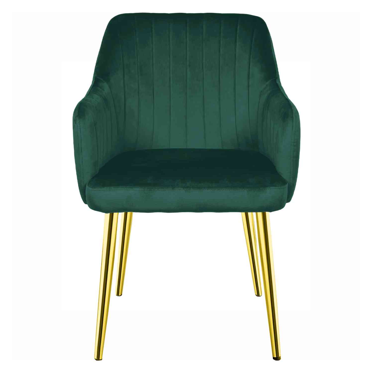 Foto 3 pulgar | Set de 2 Sillones Comedor Modernos de Terciopelo Verde Elegante