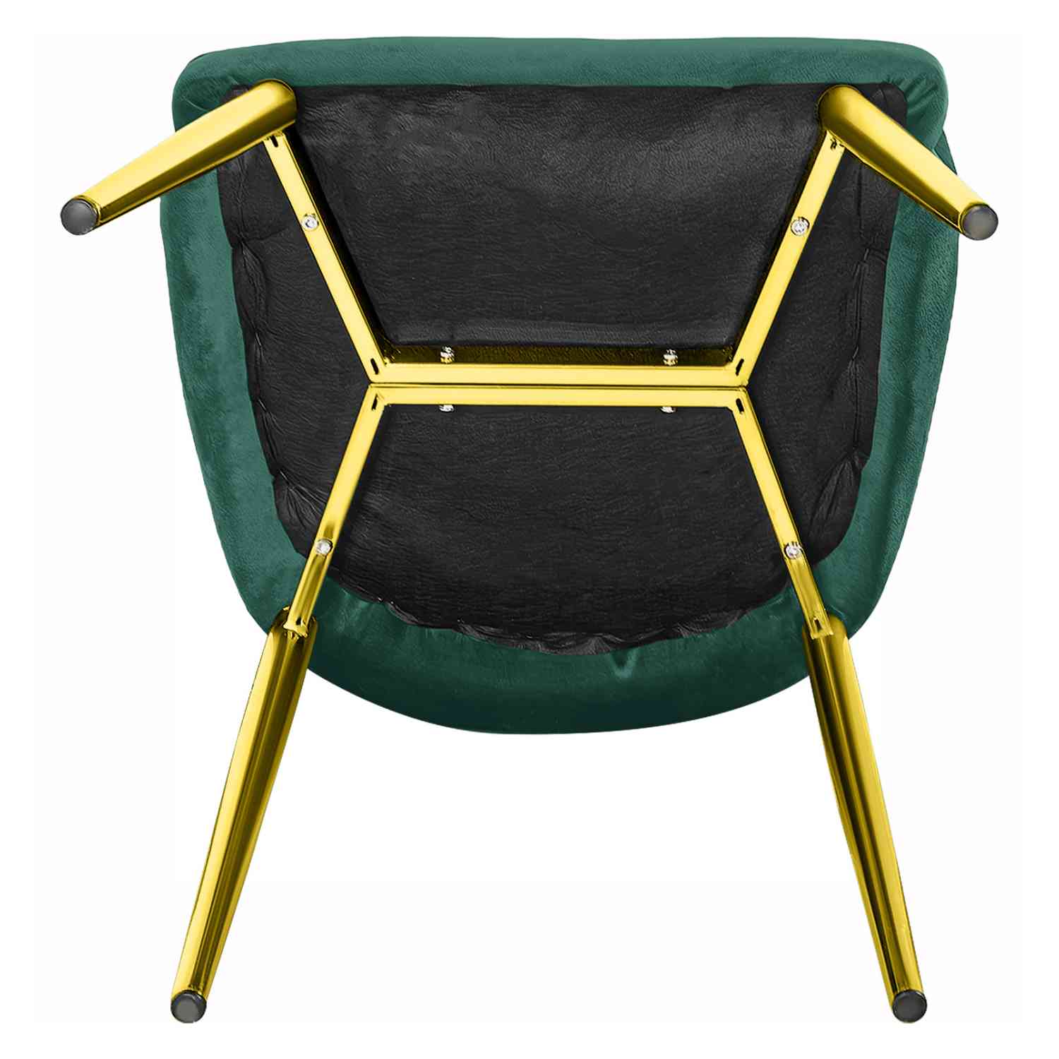 Foto 4 pulgar | Set de 2 Sillones Comedor Modernos de Terciopelo Verde Elegante