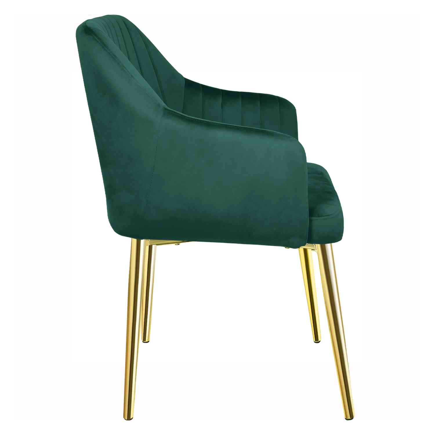 Foto 5 pulgar | Set de 2 Sillones Comedor Modernos de Terciopelo Verde Elegante