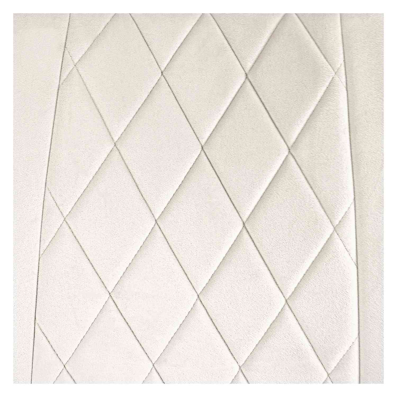 Foto 4 pulgar | Set Sillas para Comedor Tapizadas Terciopelo Blanco 2 Piezas