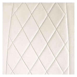 Foto 3 | Set Sillas para Comedor Tapizadas Terciopelo Blanco 2 Piezas