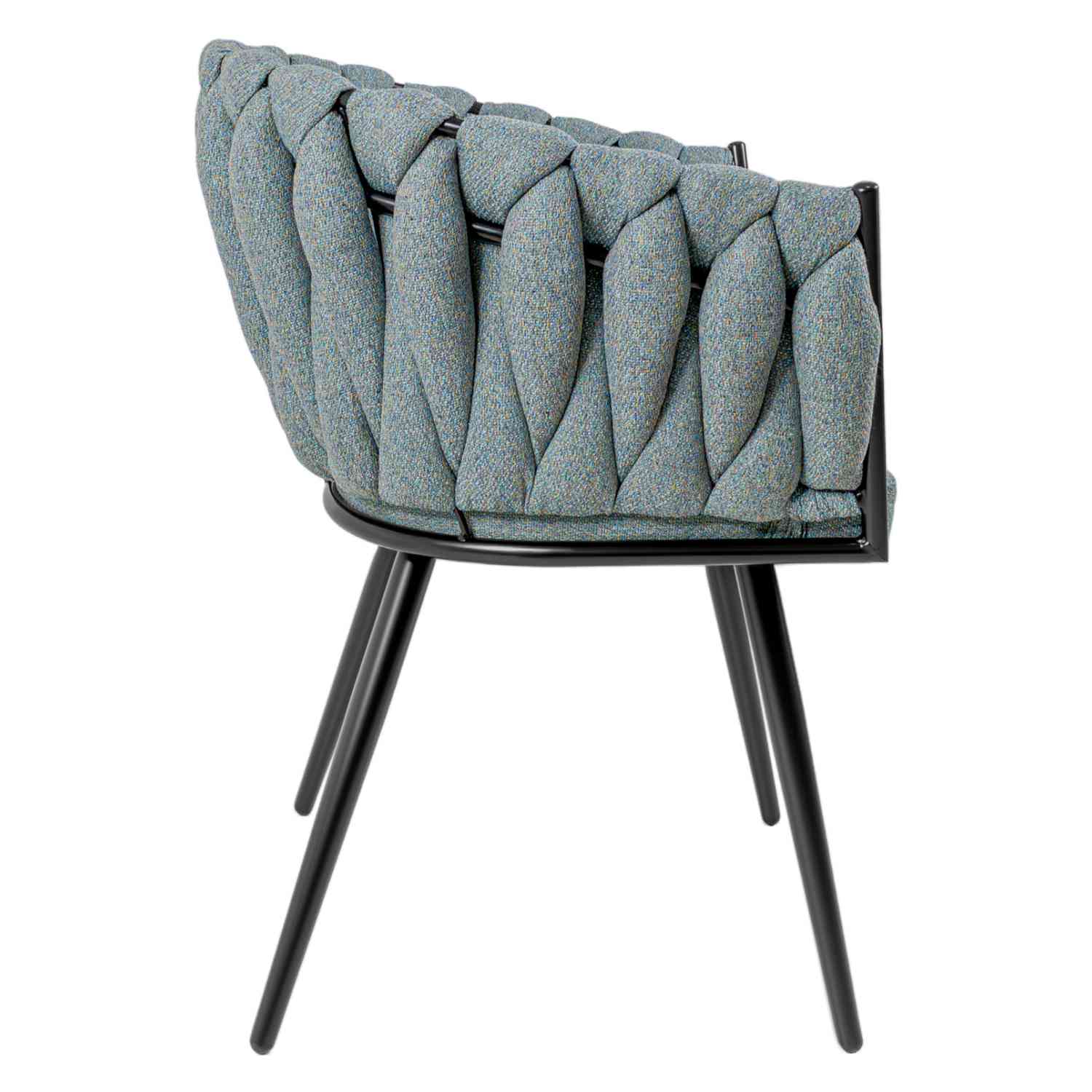 Foto 4 pulgar | Set 2 Sillas para Comedor  Verdes Patrón Tejido Elegante y Moderno