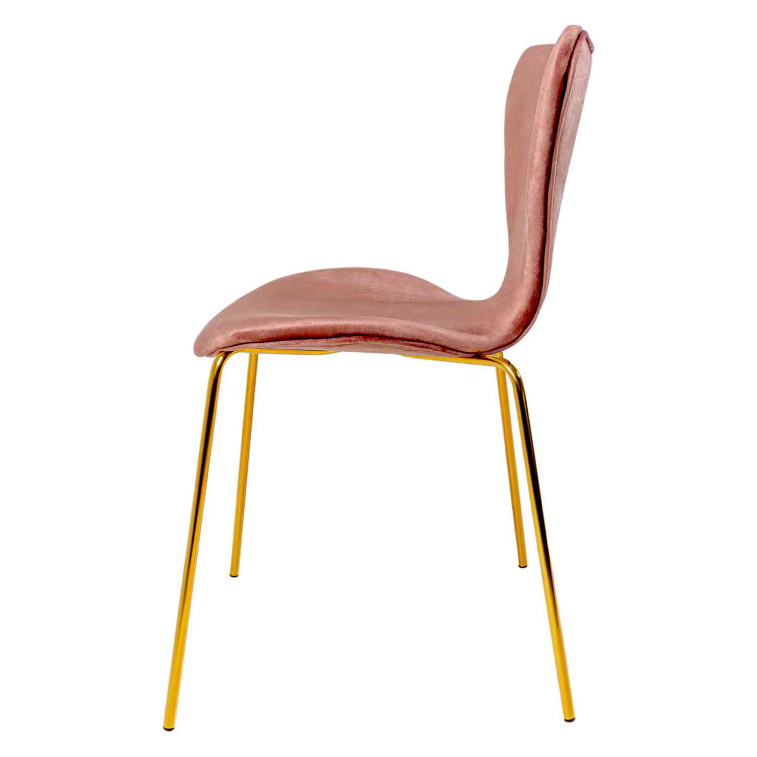 Foto 3 pulgar | Sillas de Terciopelo para Comedor Rosa 4 Piezas