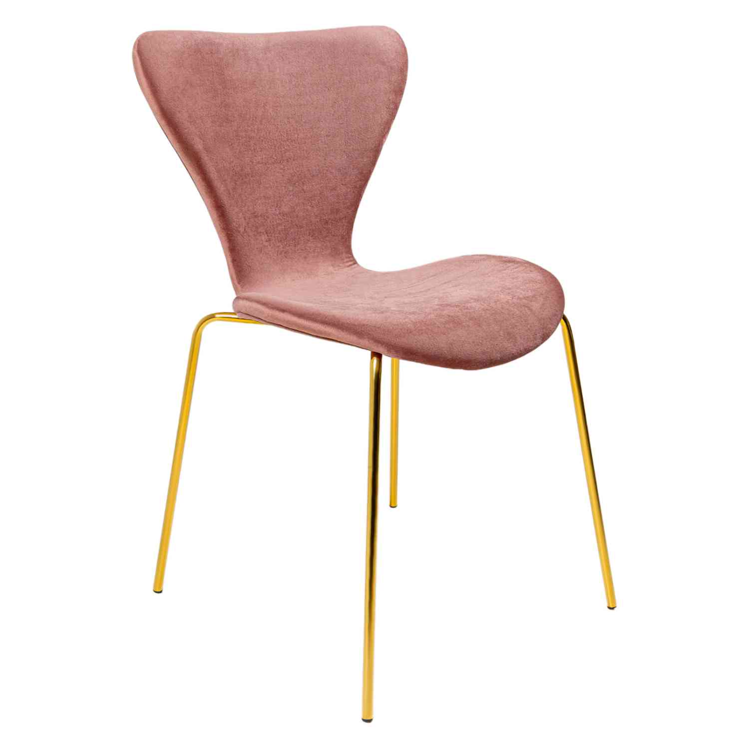 Foto 4 pulgar | Sillas de Terciopelo para Comedor Rosa 4 Piezas