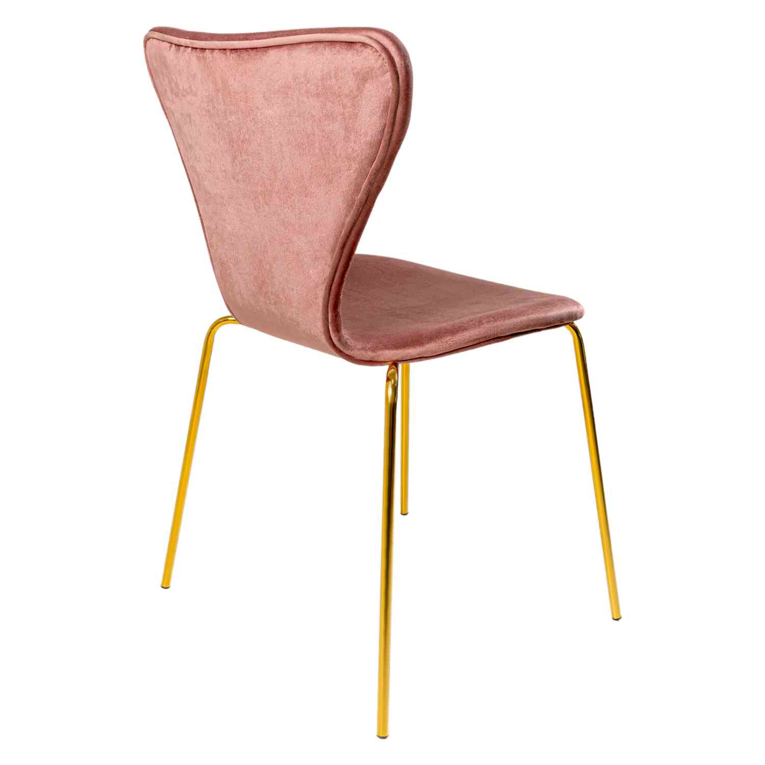 Foto 5 pulgar | Sillas de Terciopelo para Comedor Rosa 4 Piezas