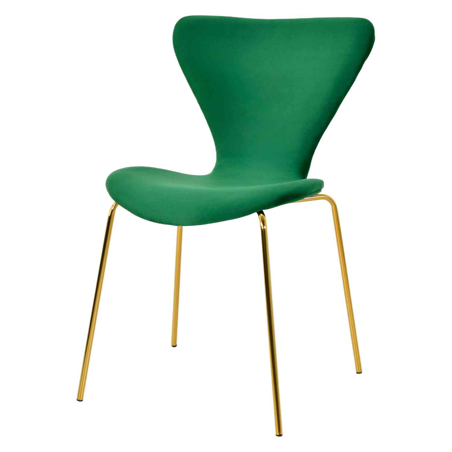 Foto 1 | Sillas de Terciopelo Verde 4 Piezas
