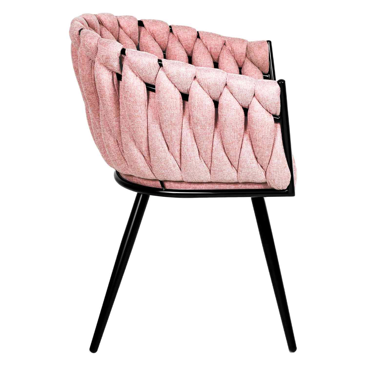 Foto 4 pulgar | Set 2 Sillas para Comedor Rosas Patrón Tejido Elegante Moderno