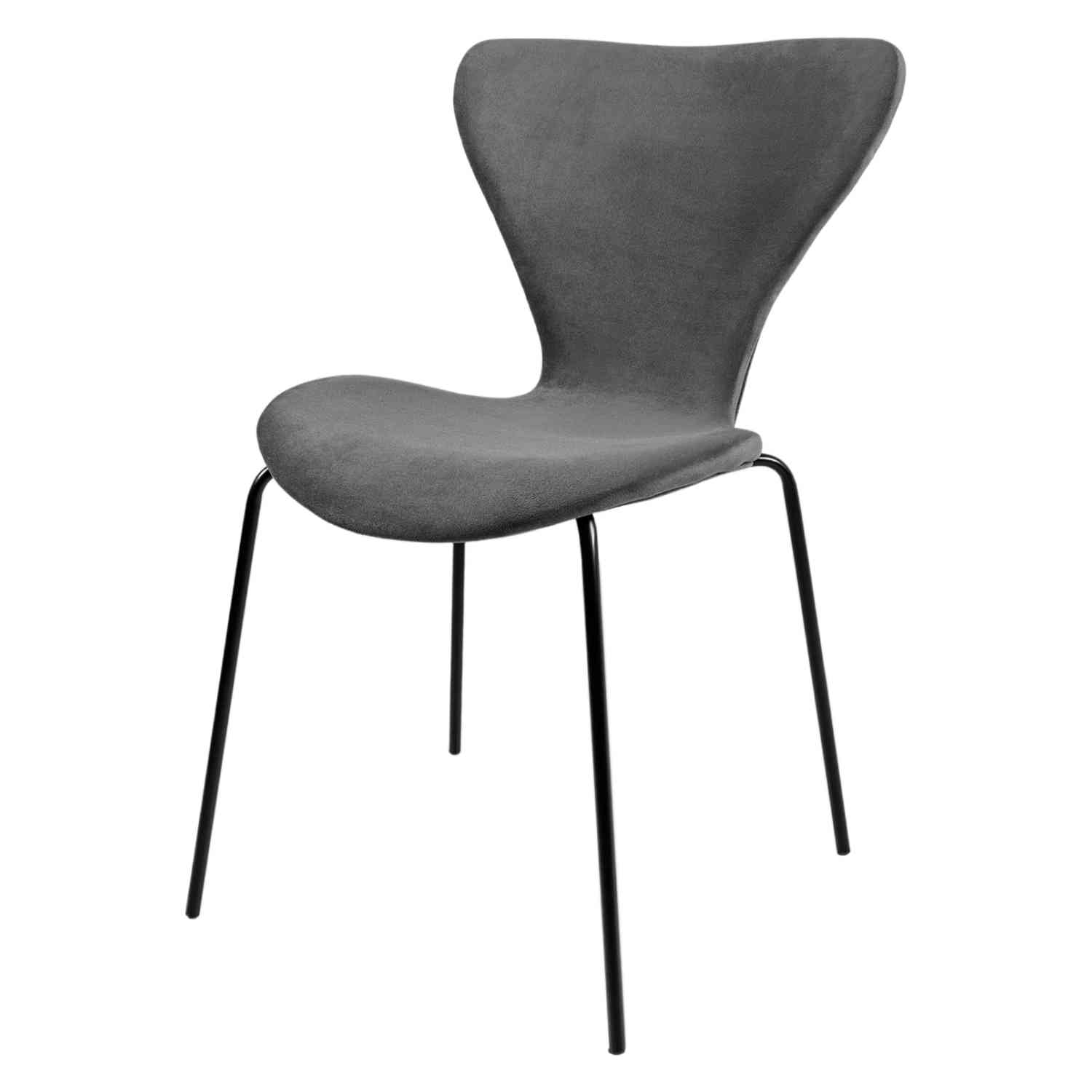 Foto 1 | Juego Set 4 Sillas Rack & Pack Tapizadas Gris