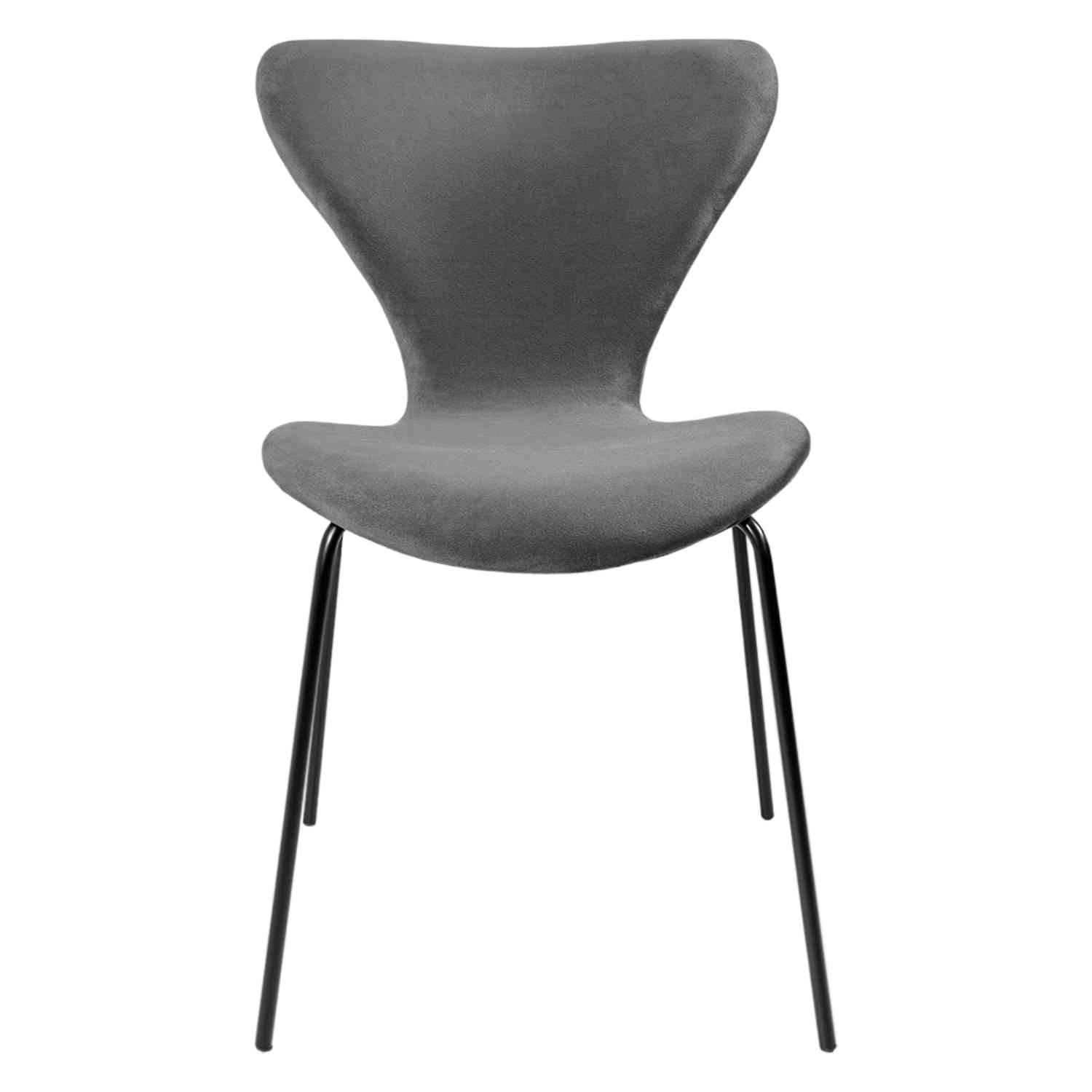 Foto 6 | Juego Set 4 Sillas Rack & Pack Tapizadas Gris