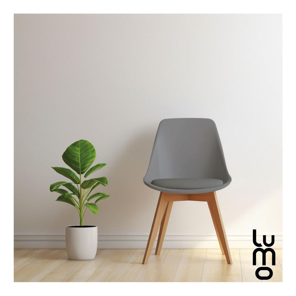 Foto 5 pulgar | Set/kit 2 Silla Tulip Hood Acojinada Moderna Minimalista