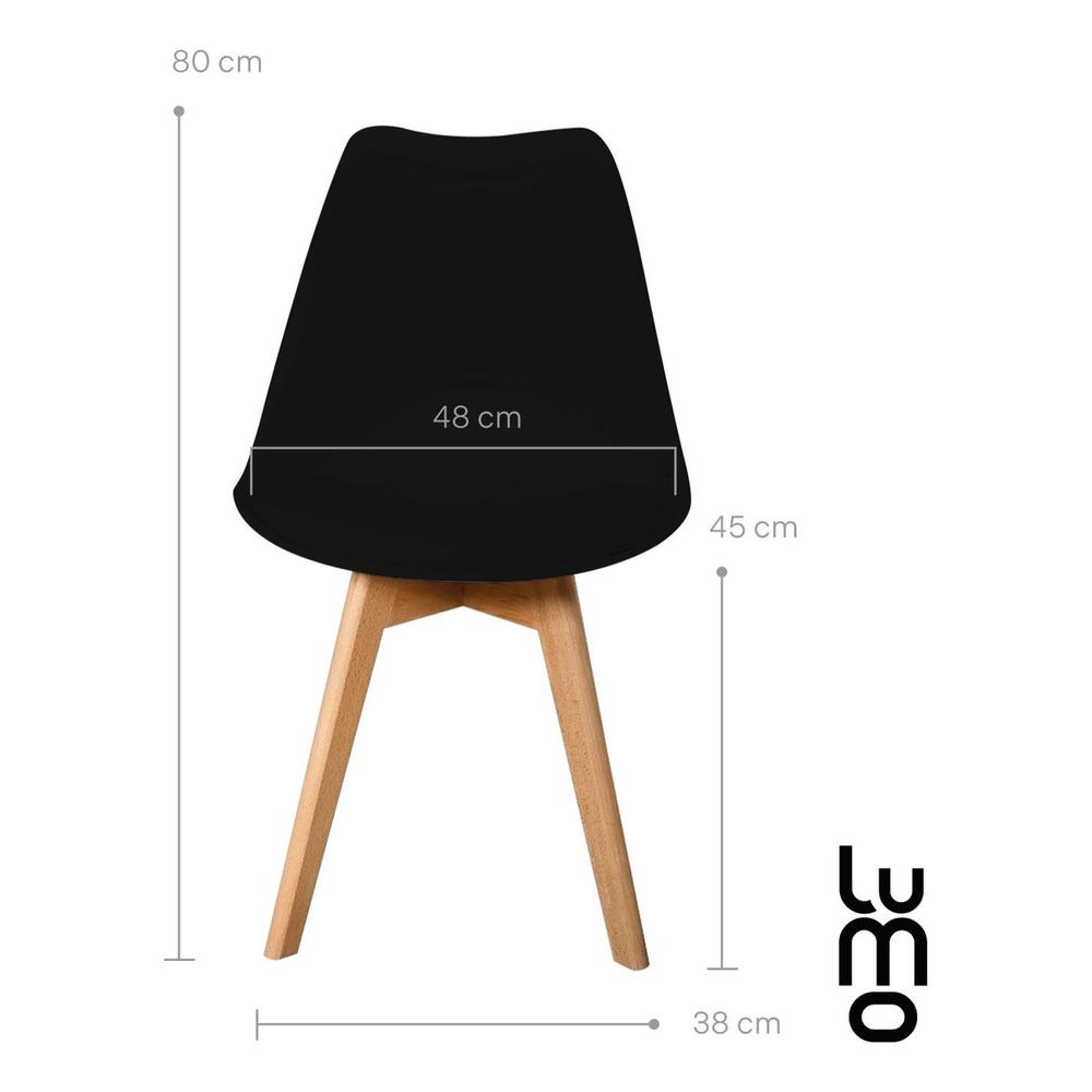 Foto 4 pulgar | Set/kit 4 Silla Tulip Eames Acojinada Minimalista Moderna