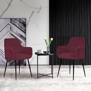 Foto 3 | Set De 2 Sillas Velvet Modernas Para Comedor Marca Gravita