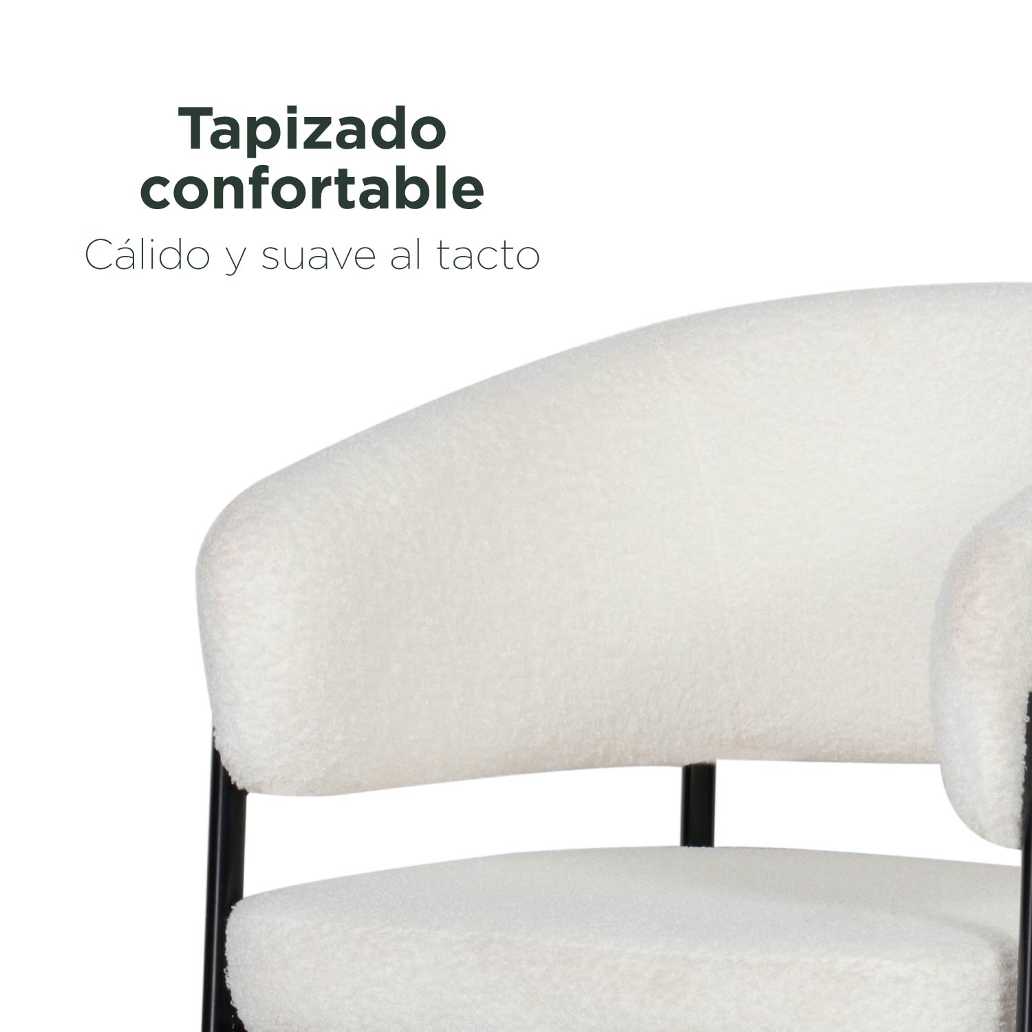 Foto 7 | Sillas para Comedor Top Living Blancas 2 Piezas