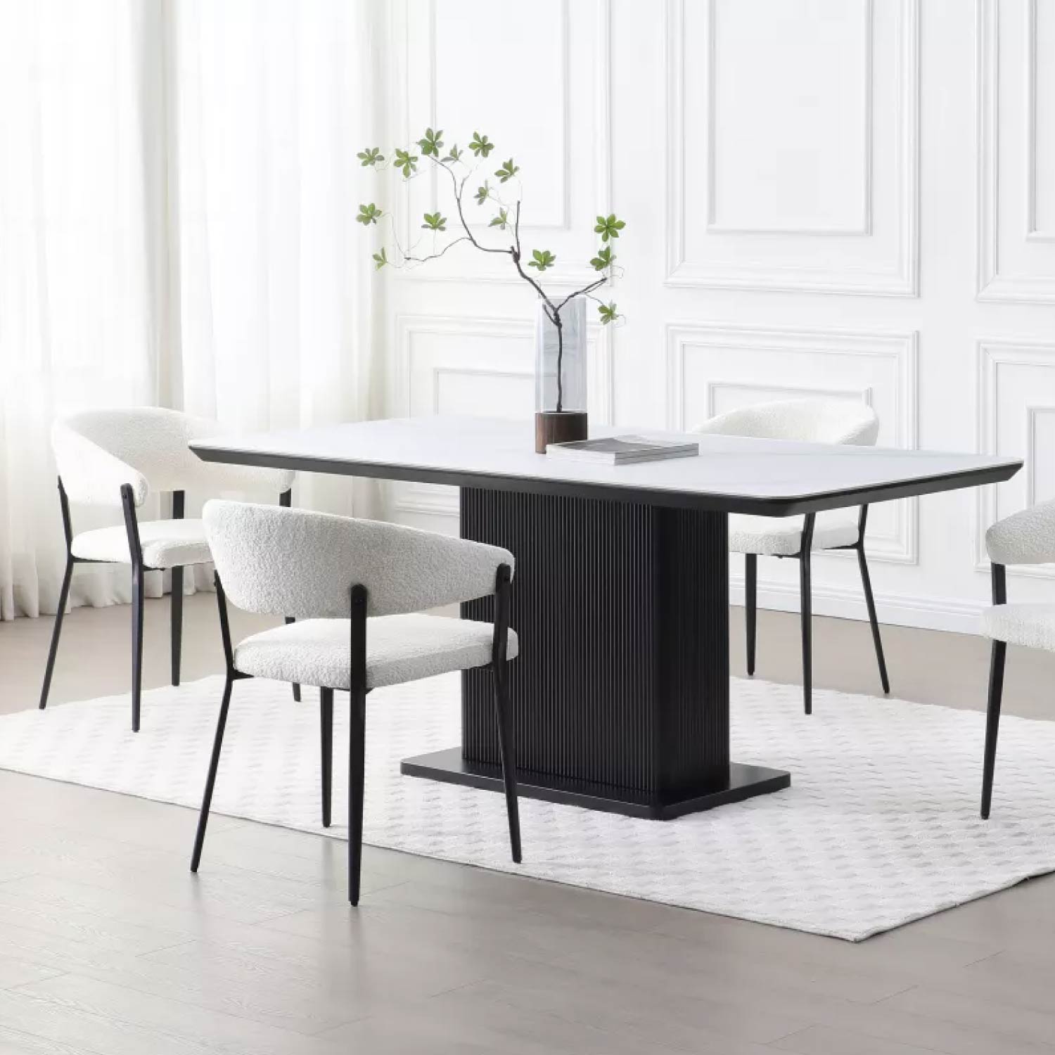 Foto 8 | Sillas para Comedor Top Living Blancas 2 Piezas