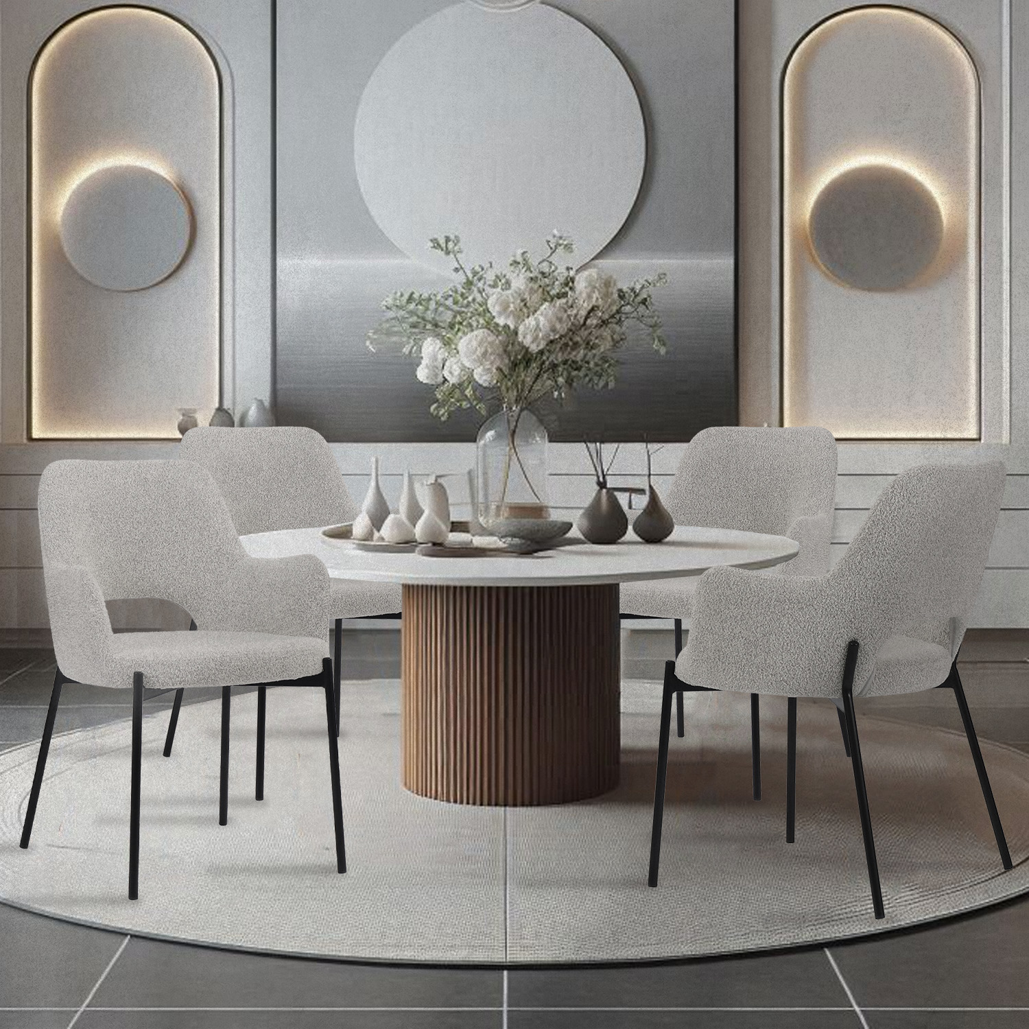 Foto 7 | Set De 2 Sillas De Comedor 3038 Shcola Blanca