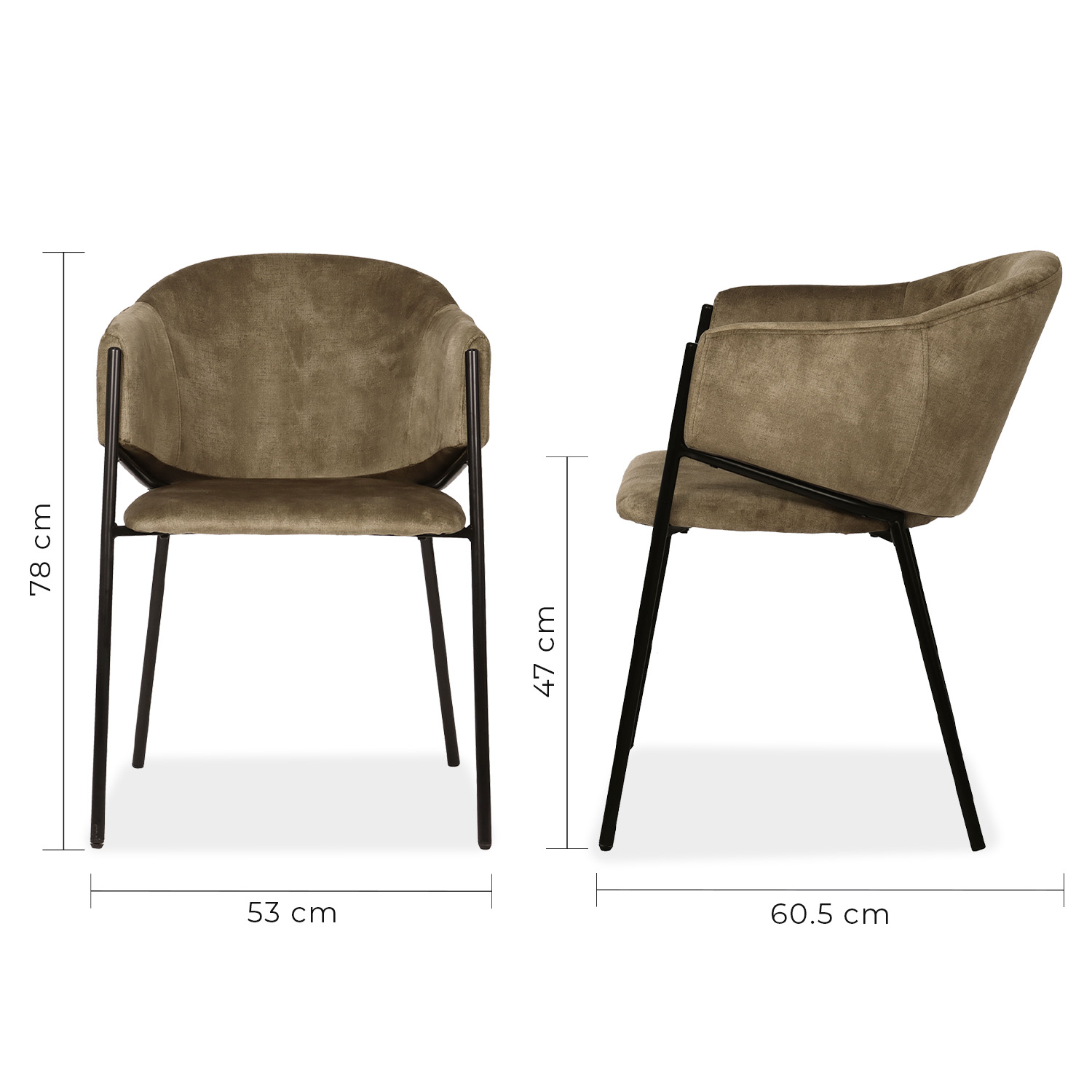 Foto 4 | Set De 2 Sillas De Comedor 2101 Isolla Cafe