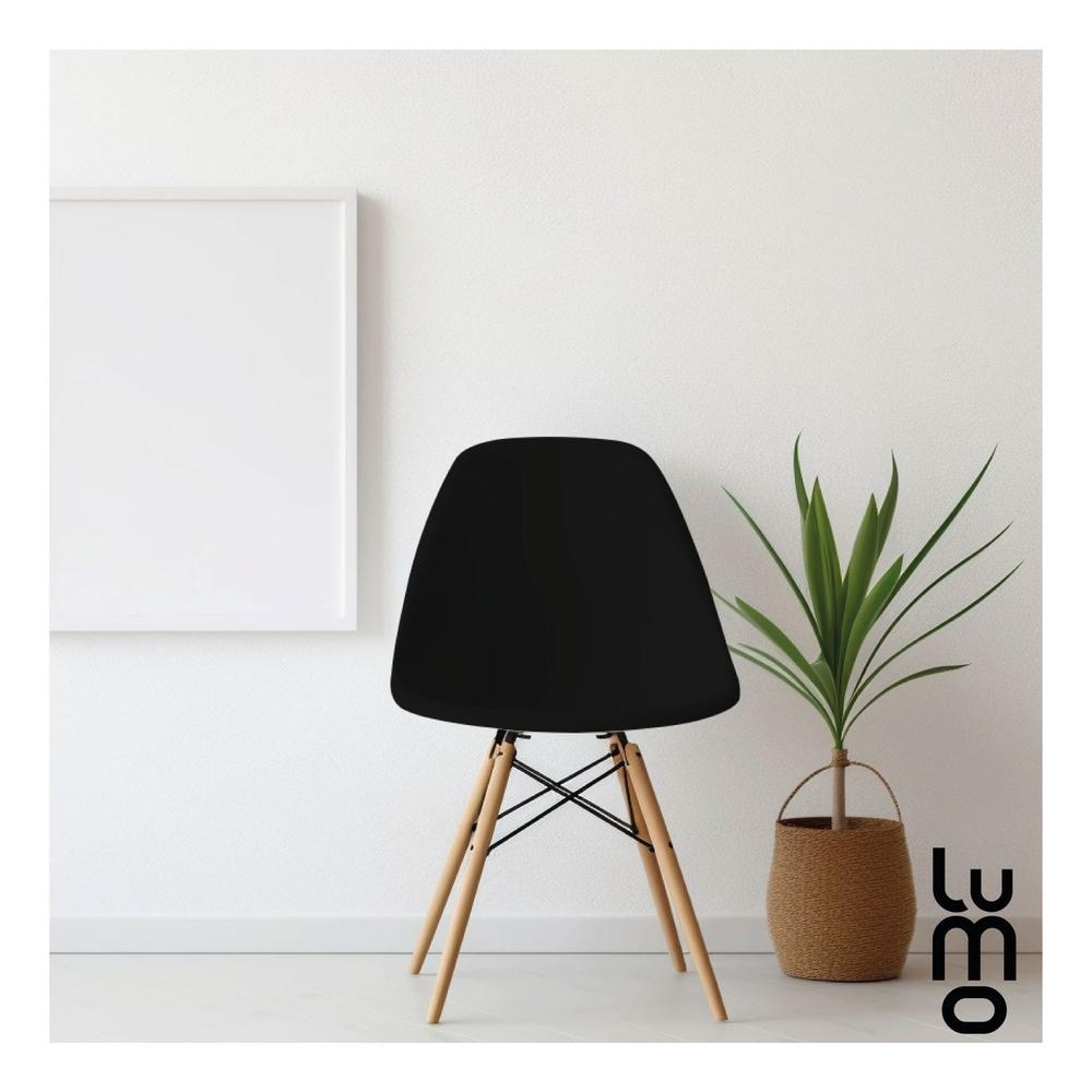 Foto 5 pulgar | Set X 6 Sillas Tipo Eames Comedor Reforzadas Estructura