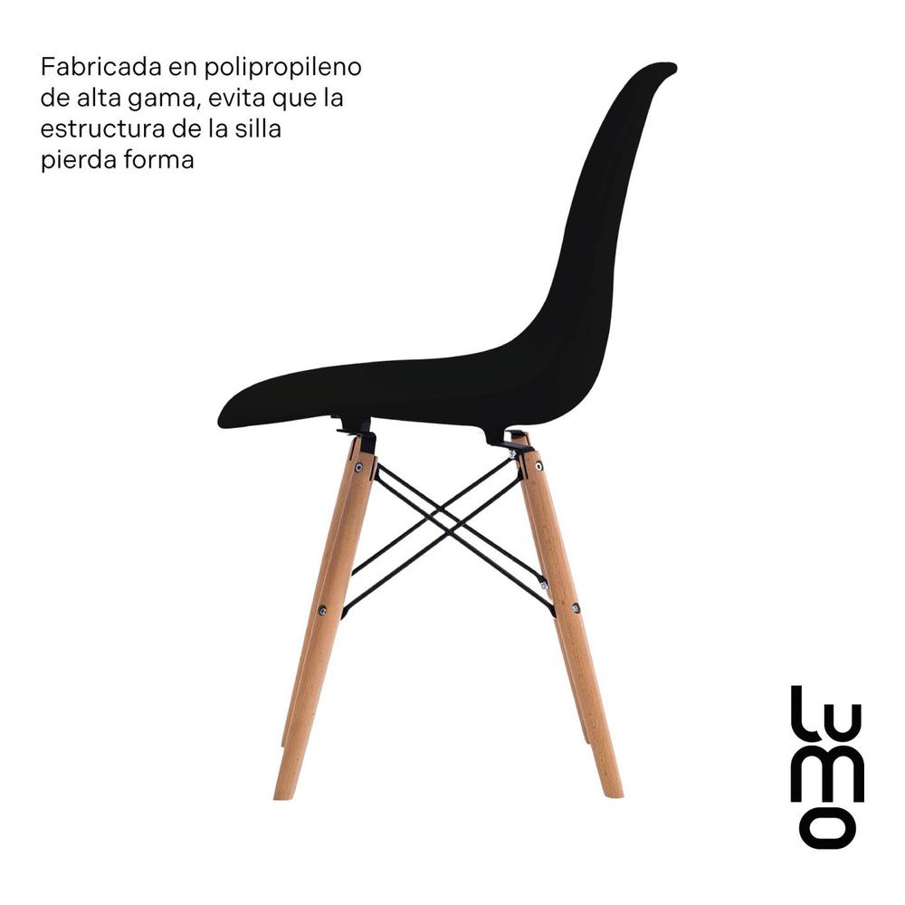 Foto 5 | Set X 6 Sillas Tipo Eames Comedor Reforzadas Estructura