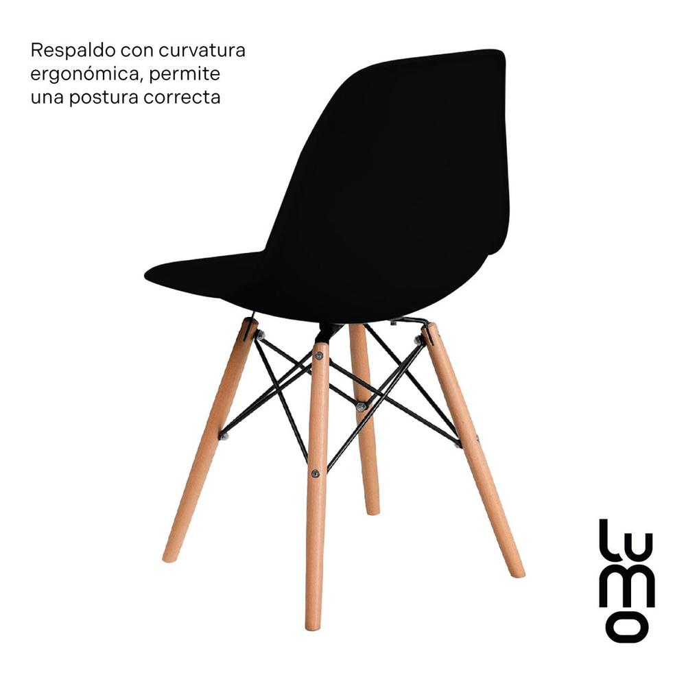 Foto 6 | Set X 6 Sillas Tipo Eames Comedor Reforzadas Estructura