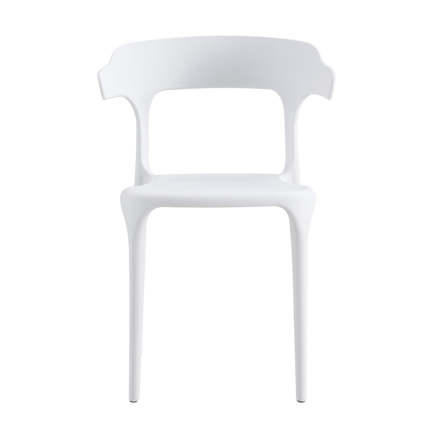 Foto 3 pulgar | Set 4 Sillas De Comedor Top Living Esp-bajab4pack Con Respaldo Curvo Color Blanco