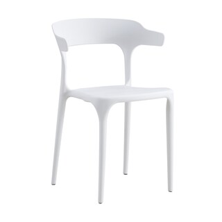 Foto 3 | Set 4 Sillas De Comedor Top Living Esp-bajab4pack Con Respaldo Curvo Color Blanco