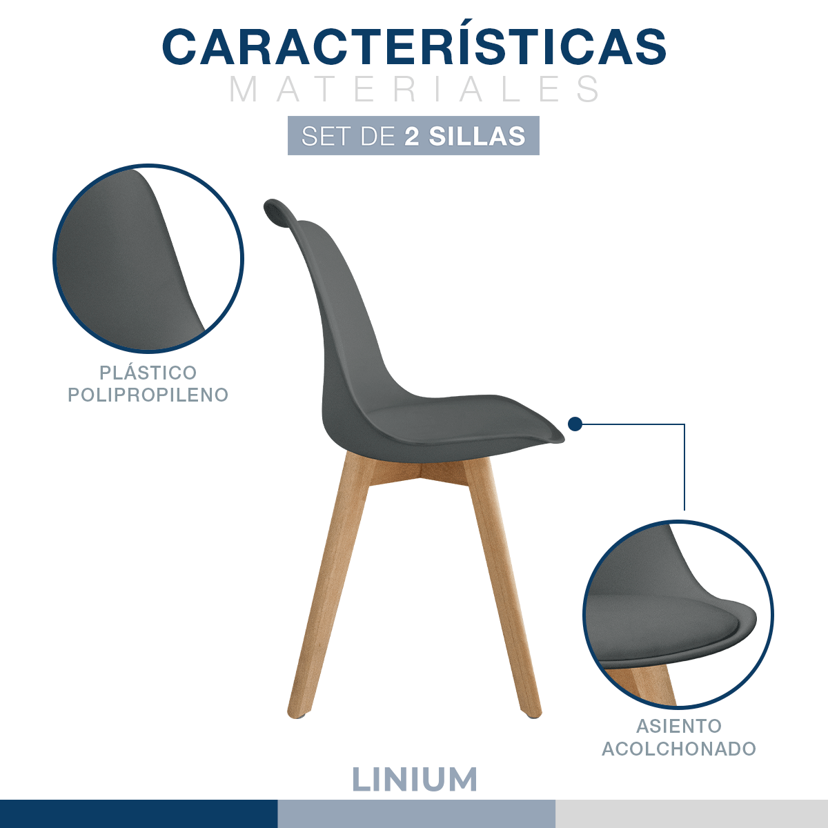 Foto 5 pulgar | Set 2 Silla Tulip Minimalista Moderna Comedor Acolchonada Color Rosa