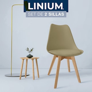 Foto 6 | Set 2 Silla Tulip Minimalista Moderna Comedor Acolchonada Color Moka