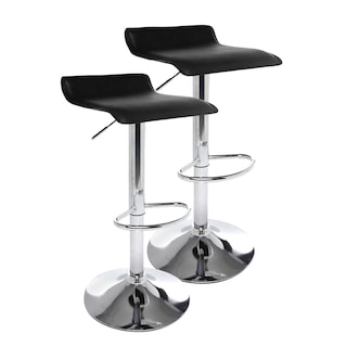 Foto 1 | Sillas Altas EKE Life Home 8174 color Negro 2 Piezas