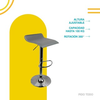 Foto 3 | Silla Alta X-Pross para Comedor color Gris