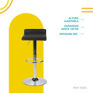 Foto 3 | Silla Alta X-Pross para Comedor color Negro
