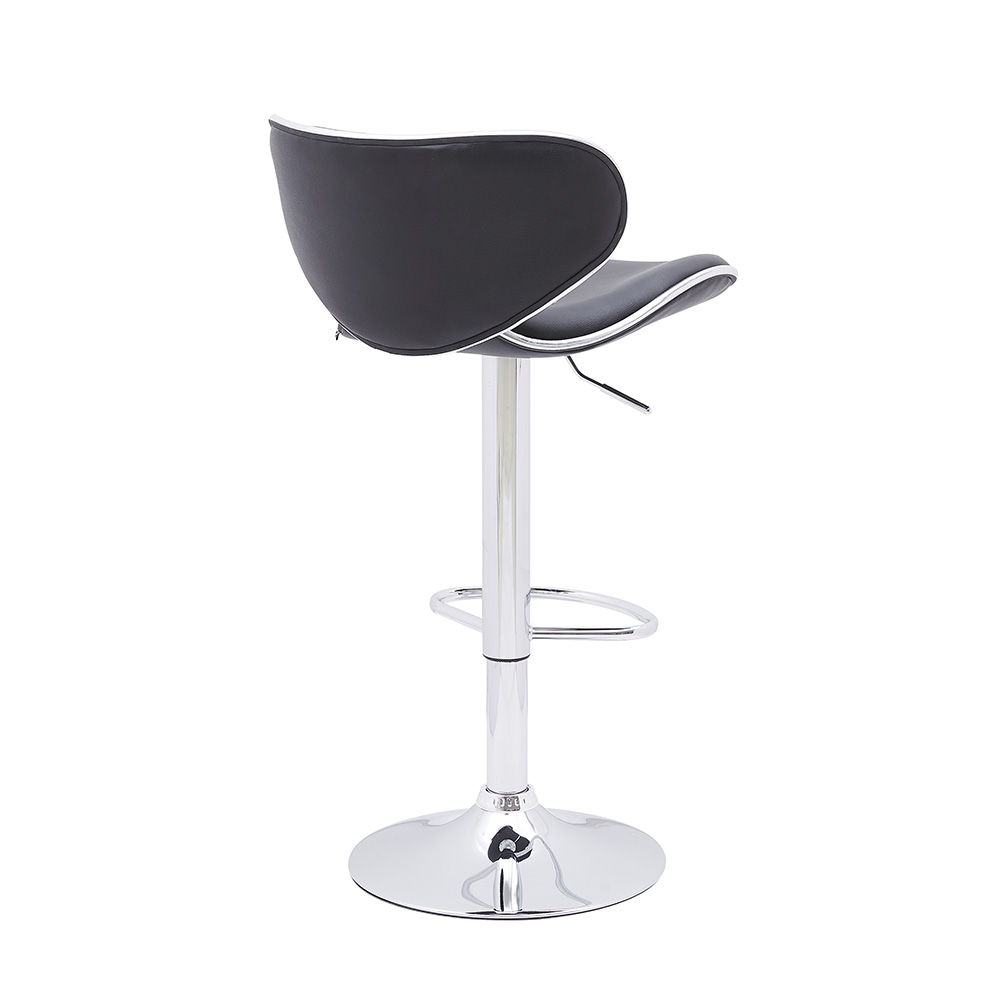 Foto 4 pulgar | Silla Alta VANLIG Banco Málaga color Negro para Barra Desayunador