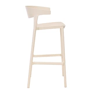 Foto 3 | Set 4 Bancos con Respaldo Plástico Beige