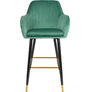 Foto 2 | Silla Alta Tapizada Rack & Pack Eames Verde
