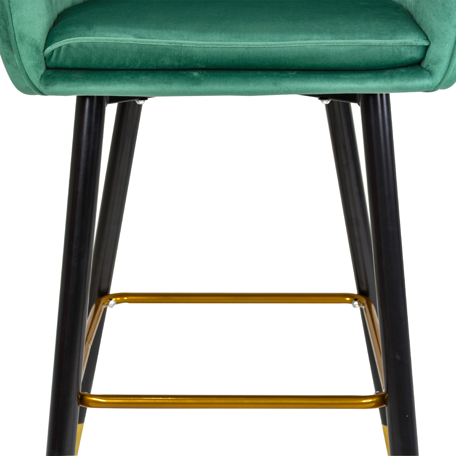 Foto 5 pulgar | Silla Alta Tapizada Rack & Pack Eames Verde