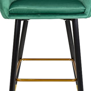 Foto 4 | Silla Alta Tapizada Rack & Pack Eames Verde