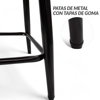 Foto 8 | Ilios Innova Juego De 4 Sillas De Bar Giratorias Tokio Azul