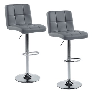Foto 1 | Set de 2 Sillas Altas Maple Gris Estilo Moderno y Elegante